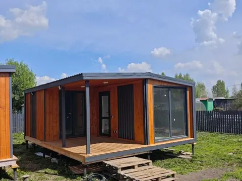 Строительство комплекса: баня «Новая Скандинавия» и дом «Угловая Скандинавия»