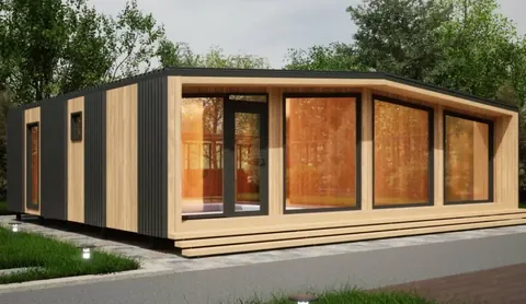 Дом Барн-Хаус из четырёх модулей